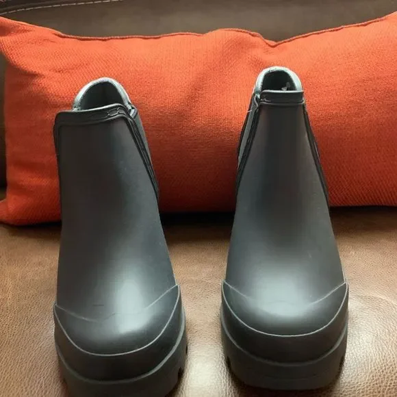 Hunter block boots size 9 gray - Picture 5 of 5